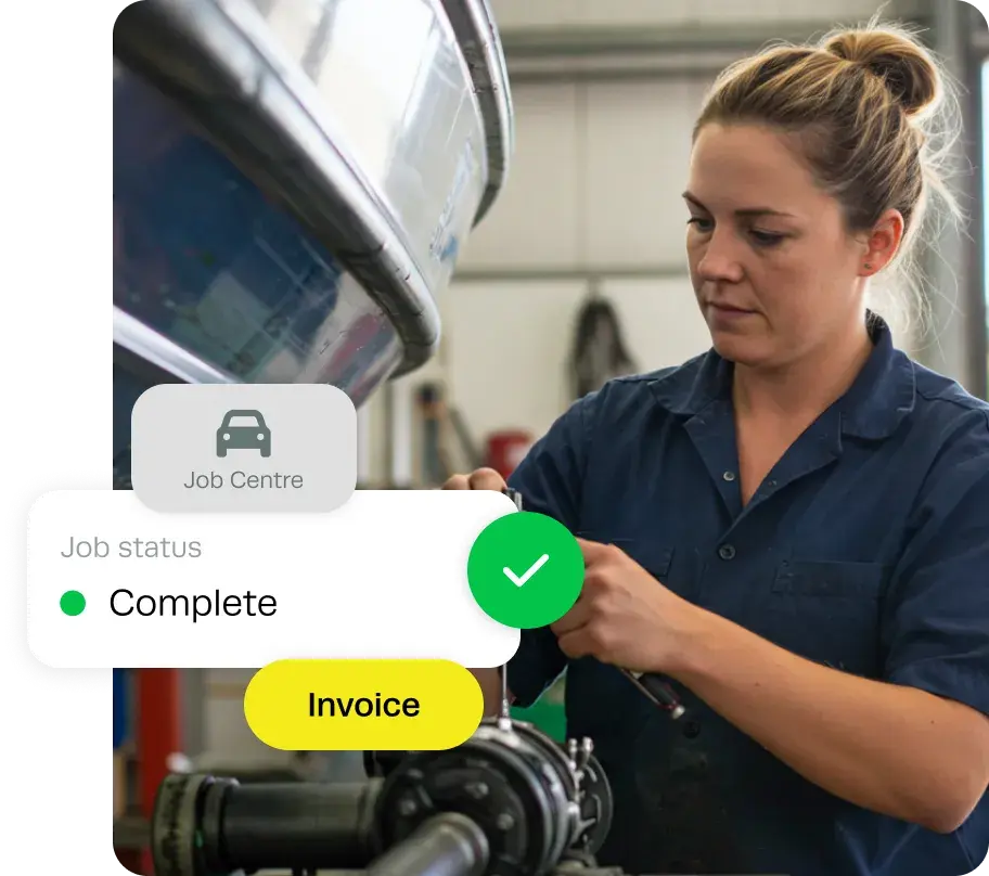 Workshop Software boat maintenance job card and scheduling interface for marine workshops