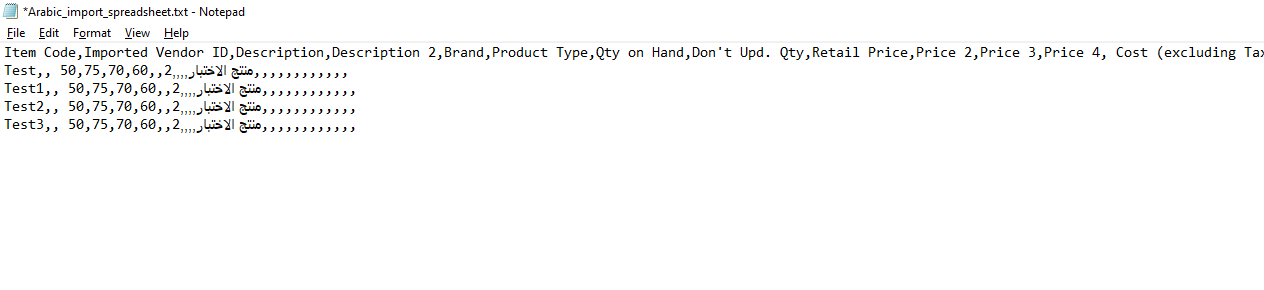 Workshop Software importing arabic text into workshop software showing this window and return to your file which should no...