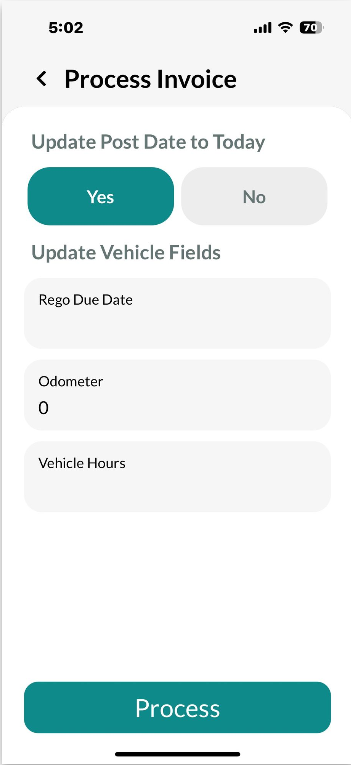 Mobile App Invoice Functionality - Workshop Software