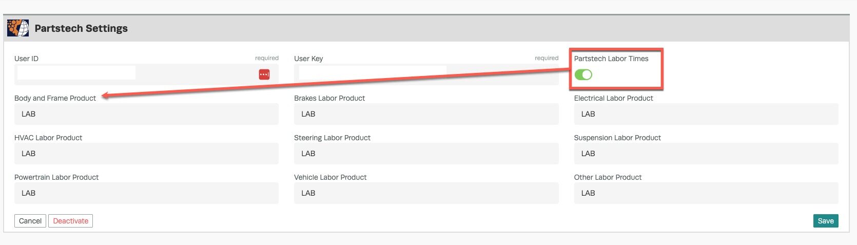 Workshop Software screen showing a workshop software representative will add the partstech labor charge to you...