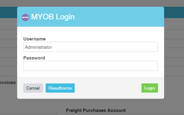 Workshop Software screen showing then enter your administrator username and password go into this screen