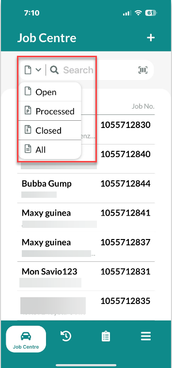 Mobile App Invoice Functionality - Workshop Software