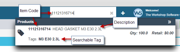 Workshop Software how to make a product gst (tax) free showing product to be charged gst (tax) free by typing the item cod...