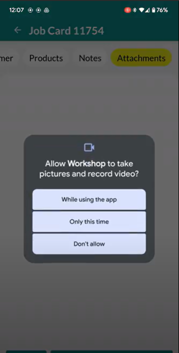 Enabling New Features in the Mobile App - Workshop Software