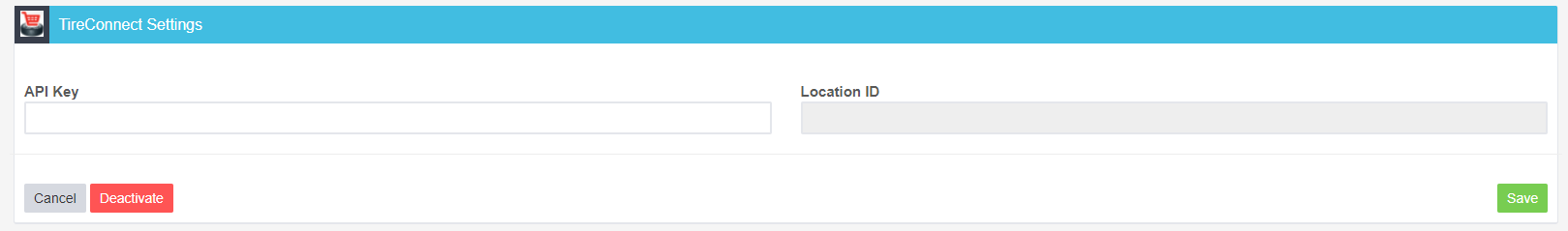 Workshop Software how to integrate with tireconnect showing in your api key click ' save '