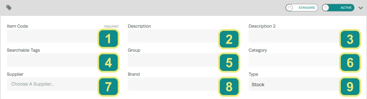 Numbered Product Description fields in a product