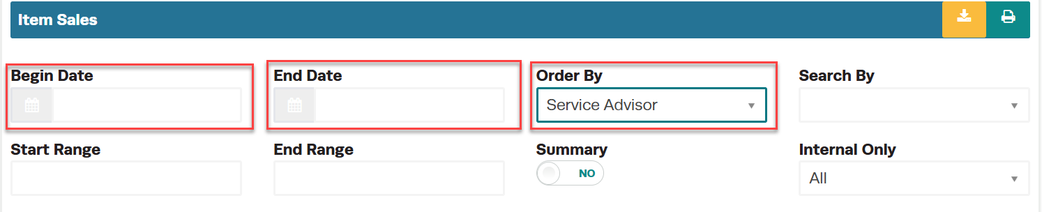 Workshop Software service advisors on job cards showing analytics > business reports > item sales > begin date > end date …” width=”840″ height=”171″>

<img loading=