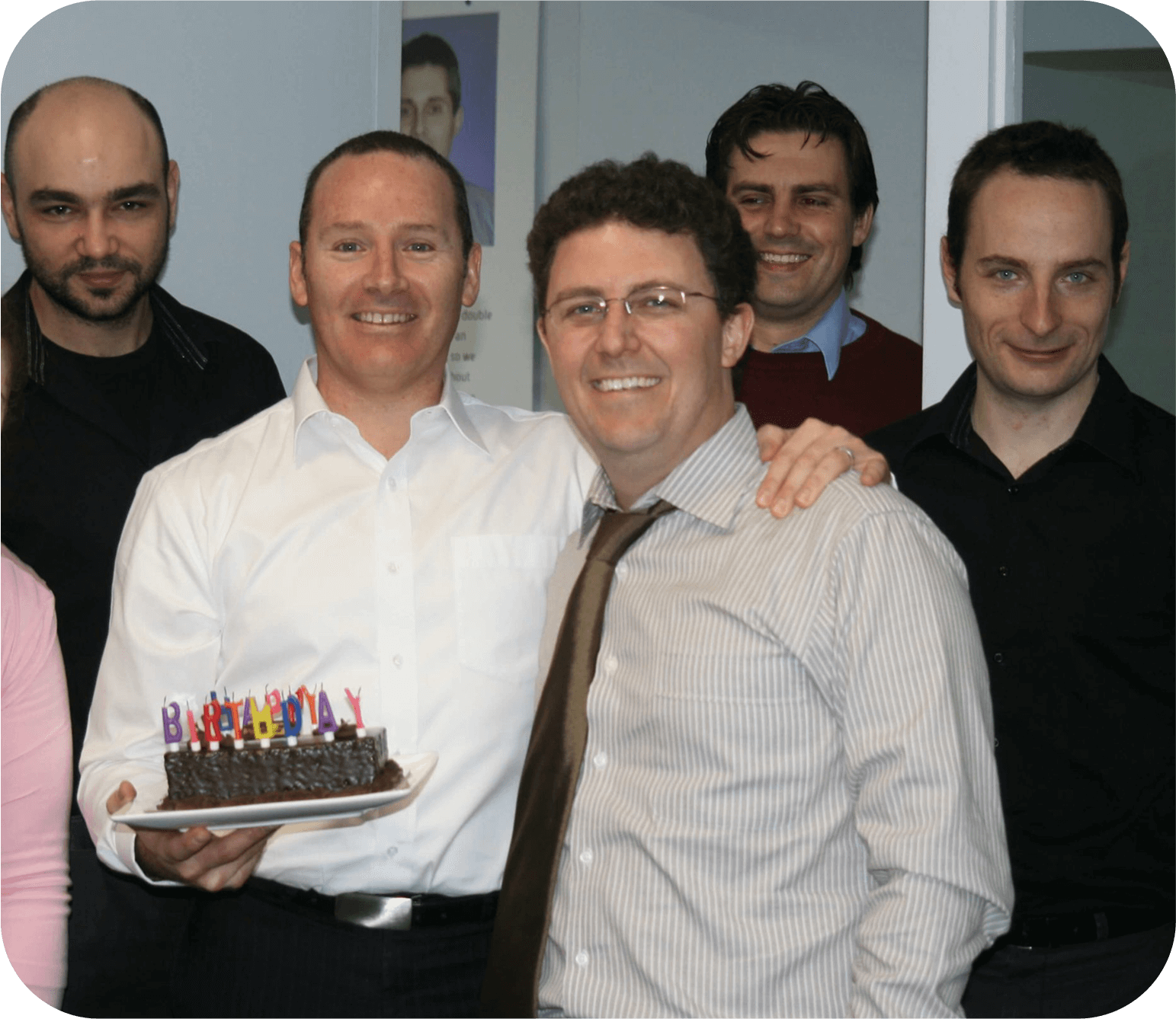 Workshop Software company growth milestones shown in the company history timeline