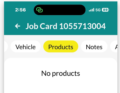 Barcode Scanner on the Mobile App - Workshop Software
