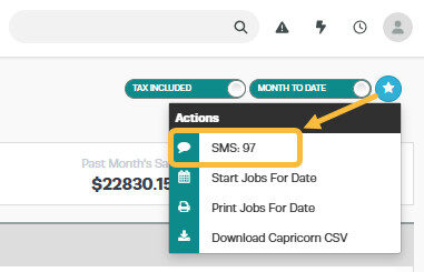 Workshop Software how to purchase sms's step 2 of 6