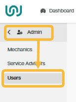 Workshop Software how to delete an additional user showing 'admin' from the menu options down the left hand side of the sc...