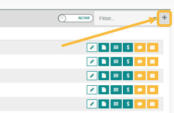Workshop Software add or edit a supplier showing ' + ' icon to the far right of the suppliers menu bar at the top of the p...
