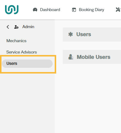 Workshop Software how to add a mobile user step 2 of 4