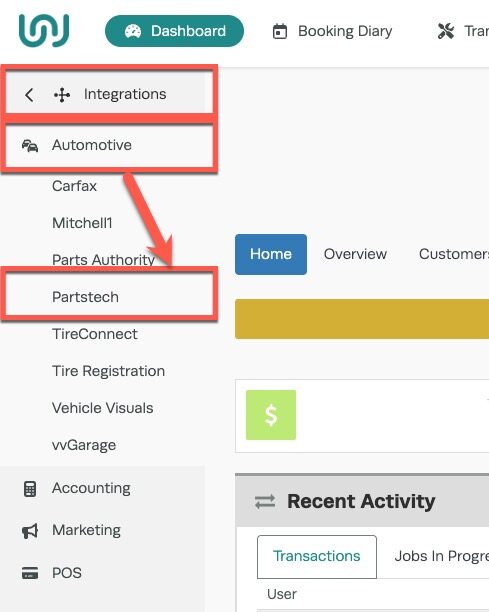 Parts Tech Integrations PartsTech Labor Guides Integration - Workshop Software