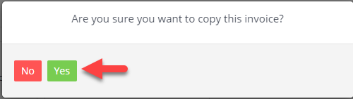 Workshop Software copy invoice with attachments showing
