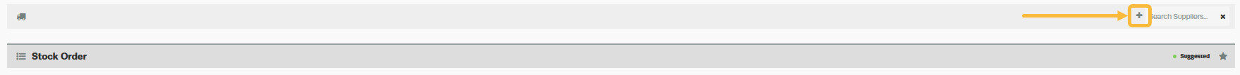 Workshop Software create an order for a unit showing an existing supplier in the search bar, if it's a new supplier click ...