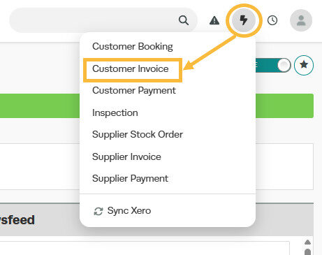 Workshop Software platinum multi-branch - add a customer from another branch showing '+' icon next to the main search bar ...