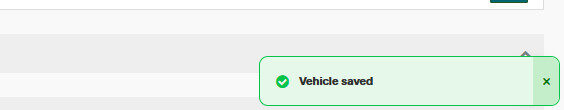 Workshop Software screen showing you will see a green pop up in the bottom right-hand side corner when the cus...
