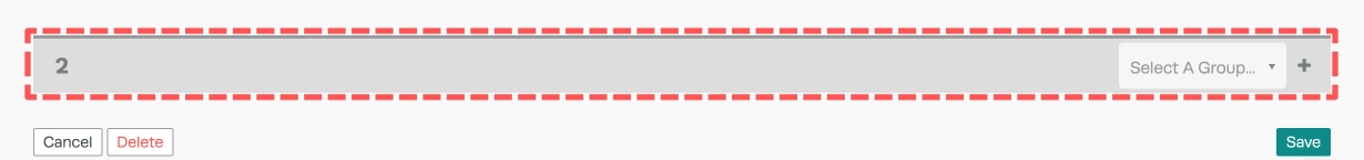 A screenshot of the last Inspect Group heading in an Inspection Template, the heading is highlighted.