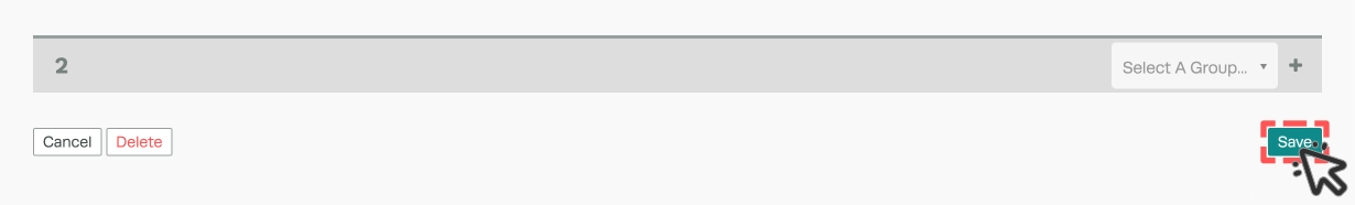 A cropped screenshot of the Inspection Template page, the Save button is highlighted