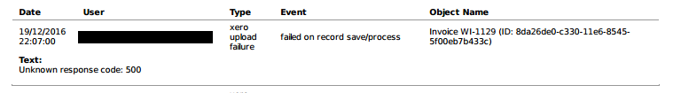 Workshop Software screen showing unknown response code