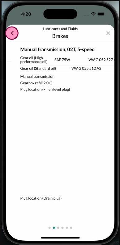 Accessing Workshop Software on mobile app — step 14