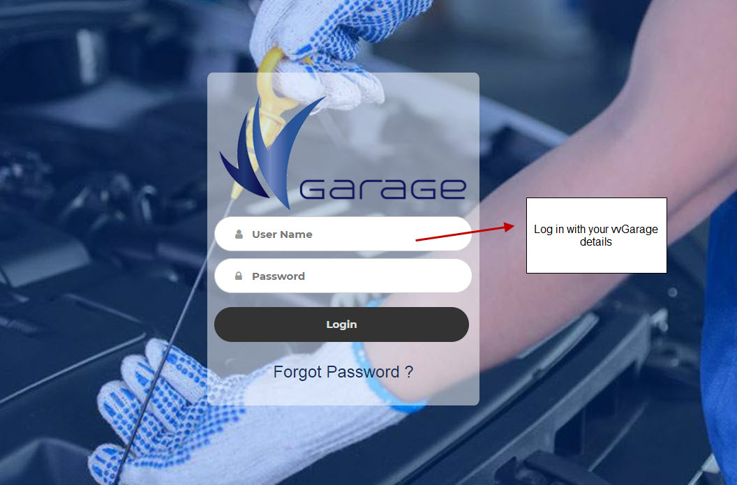 Workshop Software integrate your vvgarage account with workshop software showing into the portal at https://vvgarage.com/
