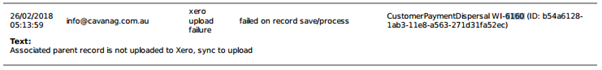 Workshop Software screen showing login to xero look up the invoice numbers , in the event log, and look if the...