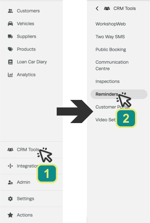 How to Set Up Automatic Reminders - Workshop Software