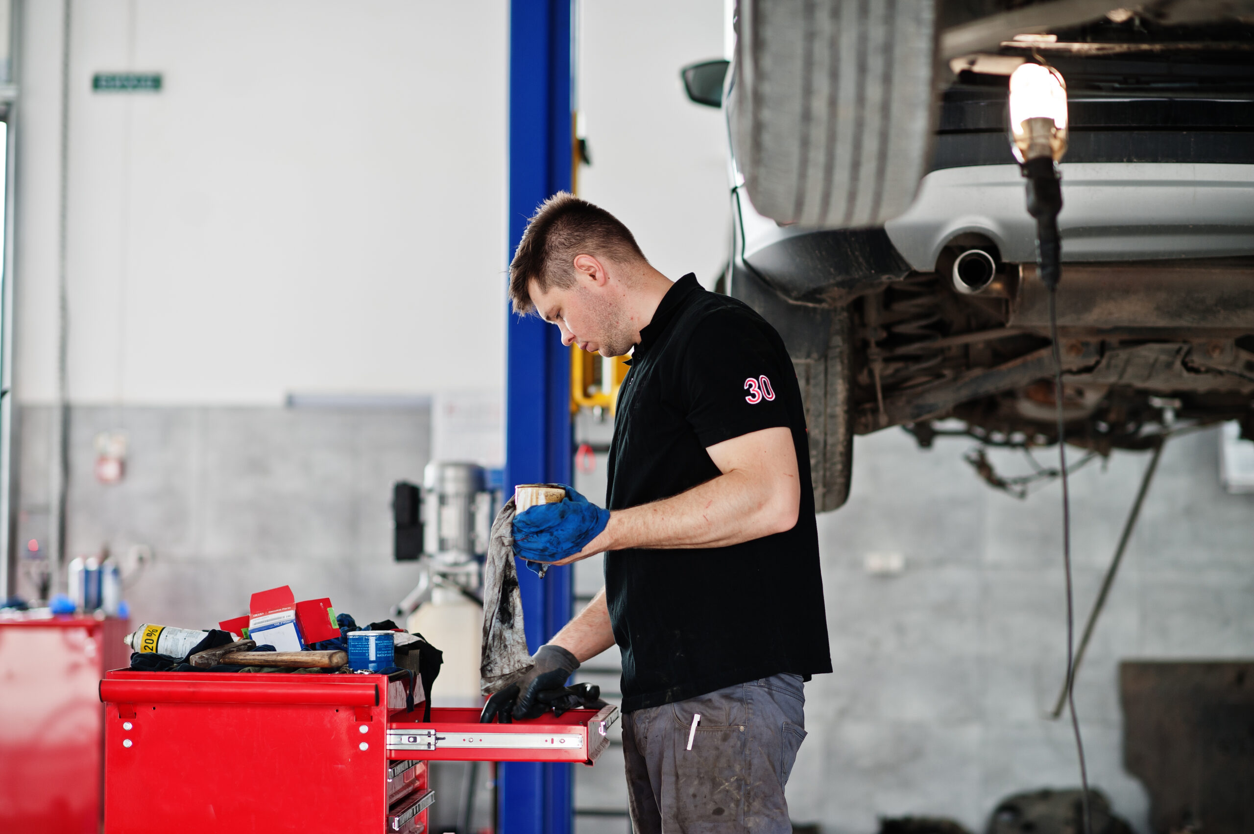 Car repair and maintenance theme