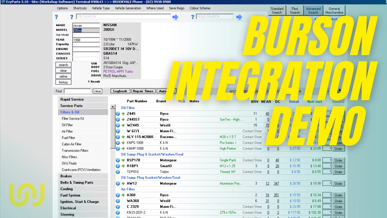Burson integration with Workshop Software